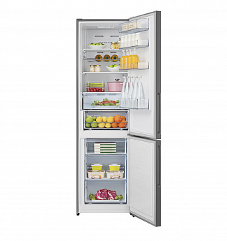 картинка Холодильник Lex RFS 204 NF BL двухкамерный черный 